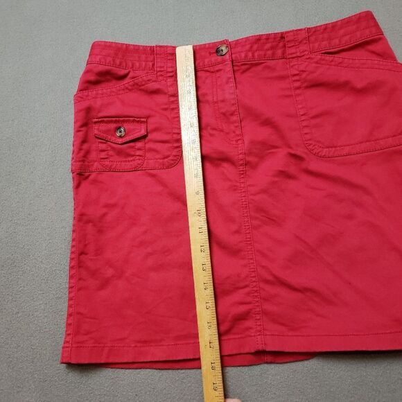 Ann Taylor Red Mini Skirt - Picture 6 of 7